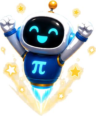 Pi-Bot celebrating